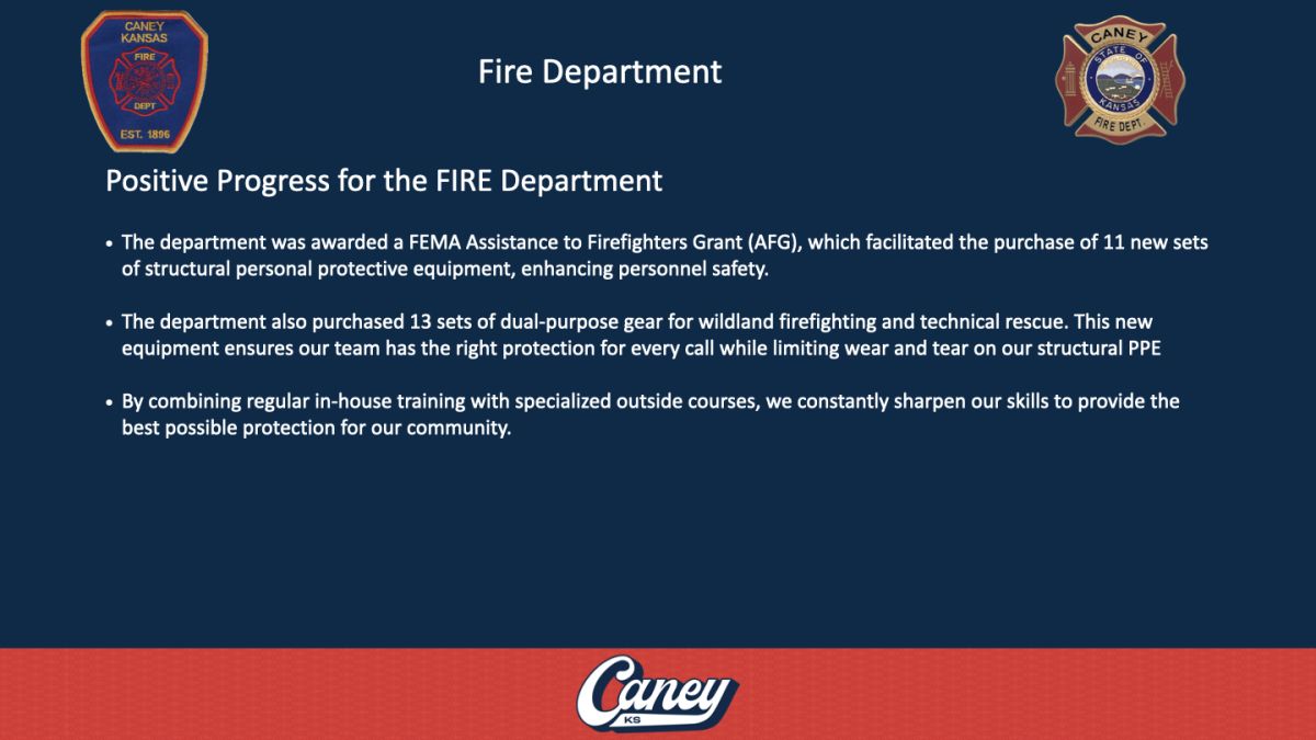 Update from Fire Dept.