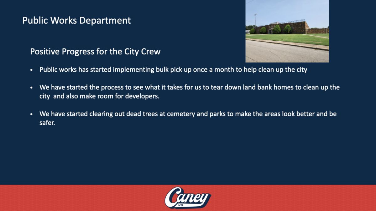 Updates from Police Dept.